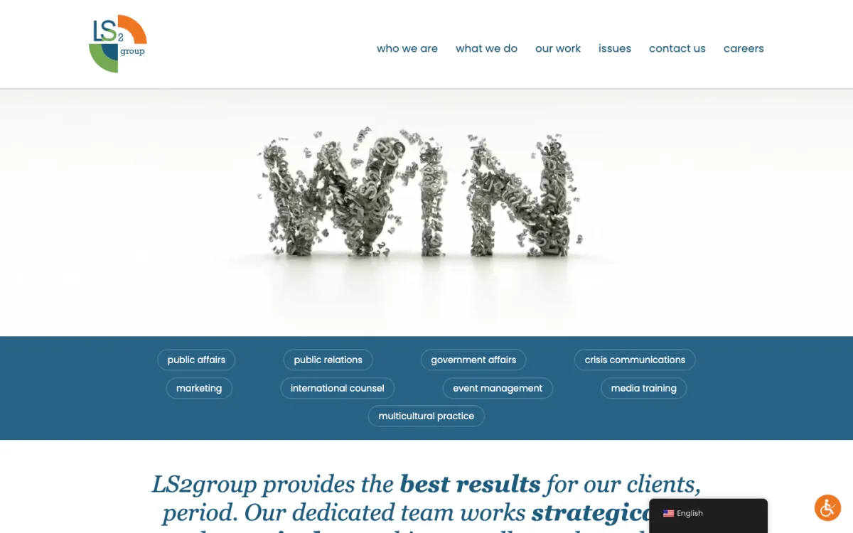LS2group homepage, captured September 28, 2026
